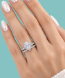The Ismerie Pear Ring Set