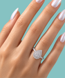 Maribel Pear Cluster Ring