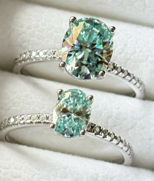 Arctic Oval Aquamarine Ring