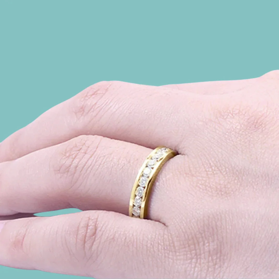 Celeste Channel Ring