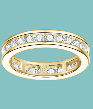 Celeste Channel Ring