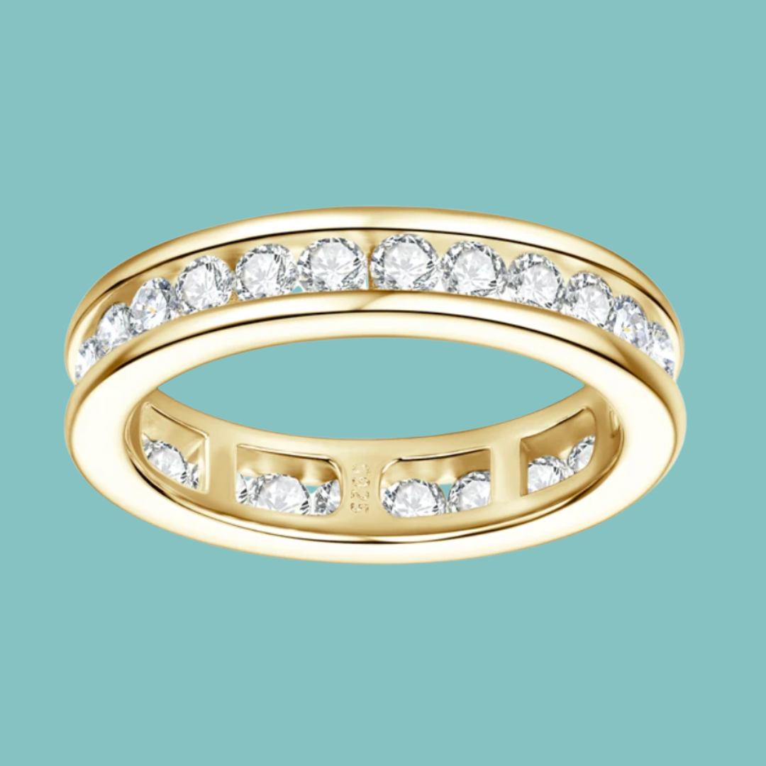 Celeste Channel Ring