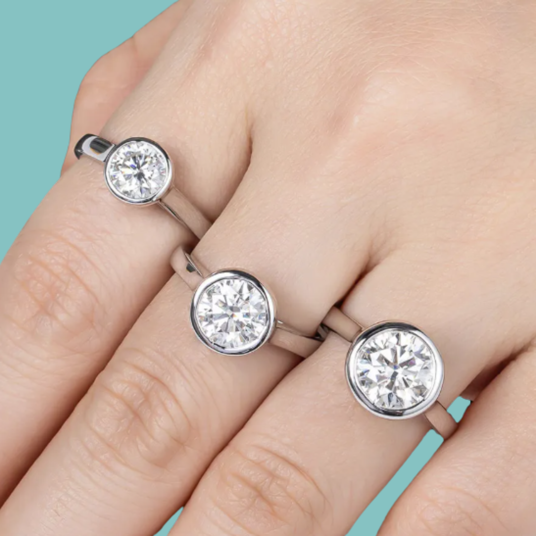 Moonline Solitaire Ring