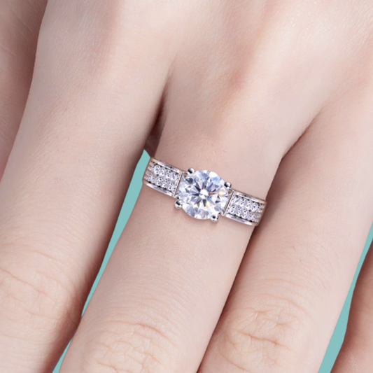 The Mirelle 2 Carat Split-Shoulder Solitaire