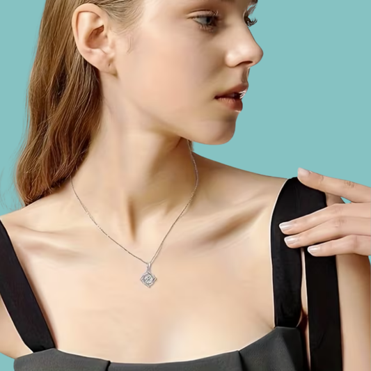 Orbit Moissanite Necklace