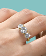 Aria Three Stone Ring