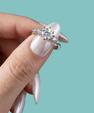 Rosalie Round Moissanite Ring