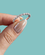 Lisette Graduated Moissanite Band