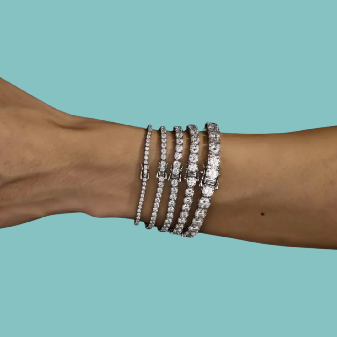 Moissanite Tennis Bracelet 14K Gold Filled