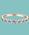 Cascade Wedding Band
