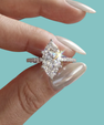Noelle Marquise Moissanite Ring