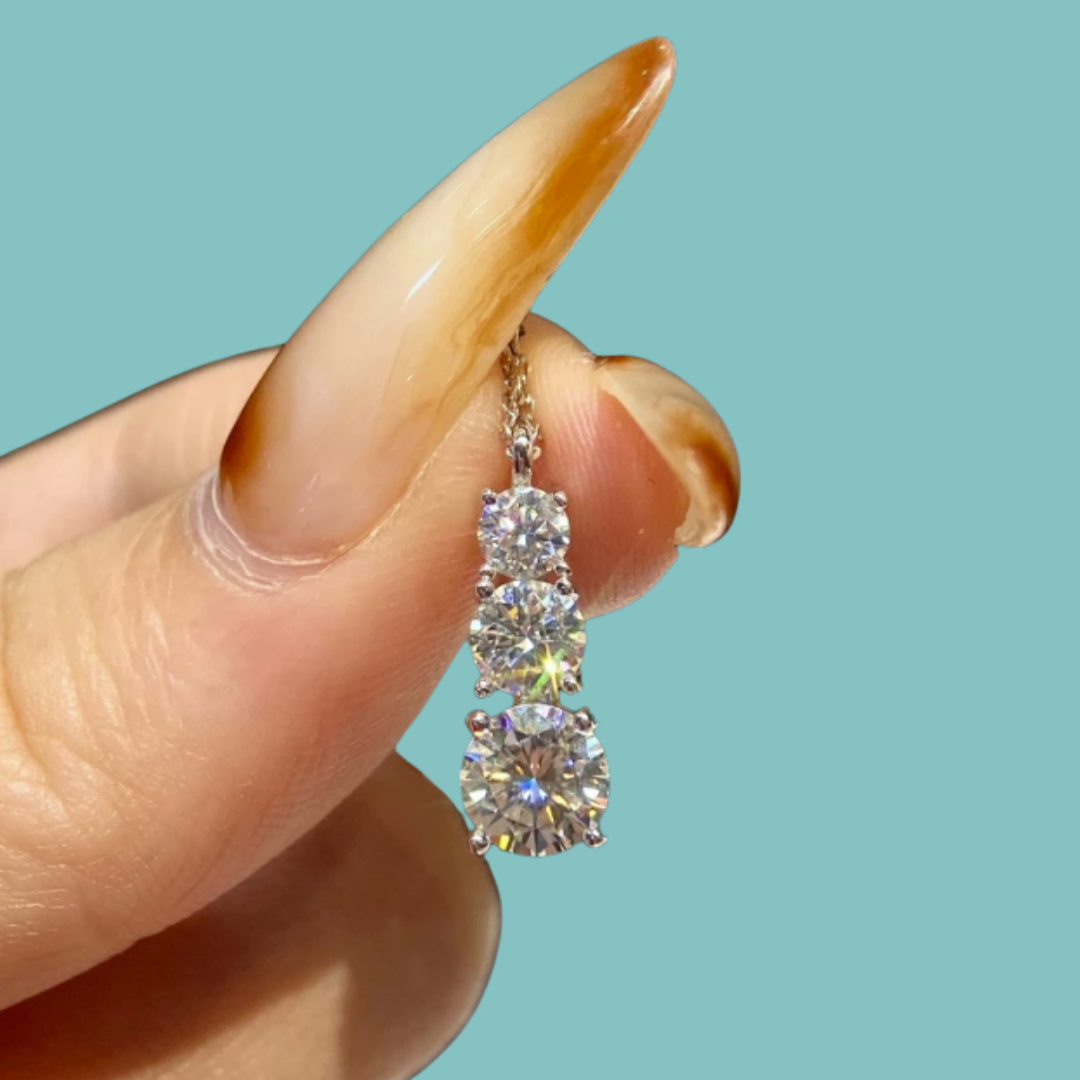 Nova 1.8ct Moissanite Gold-Filled Necklace