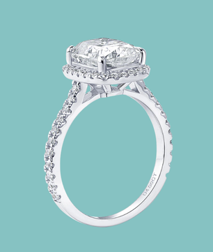 Sovereign Radiant Moissanite Ring