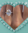 The Sienna Oval Moissanite Ring