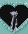 Audrey Knife Edge Moissanite Ring