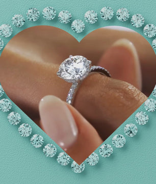 Whisper Hidden Halo Moissanite Ring