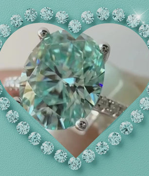 Arctic Oval Aquamarine Ring