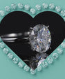 Eclipse Hidden Halo Oval Ring