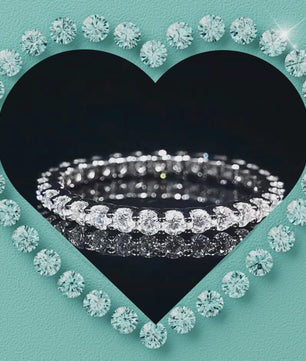 Moissanite Eternity Band