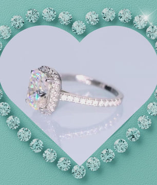 Sovereign Radiant Moissanite Ring