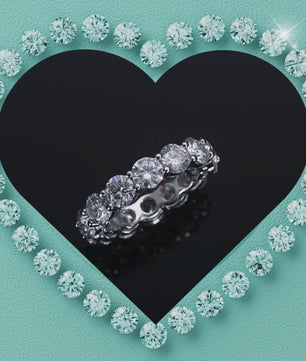 All-Day Dazzle Moissanite Eternity Ring