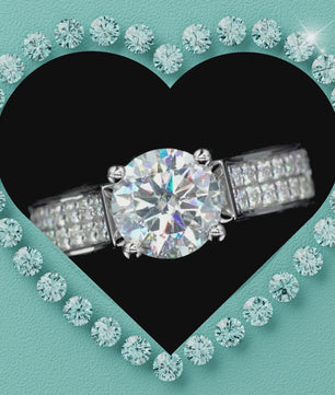 The Mirelle 2 Carat Split-Shoulder Solitaire