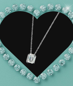 Ophelia Emerald Cut Pendant